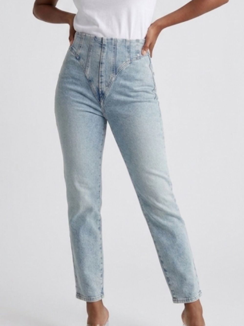 💕Good American High-Waist Light Wash Women’s Jeans